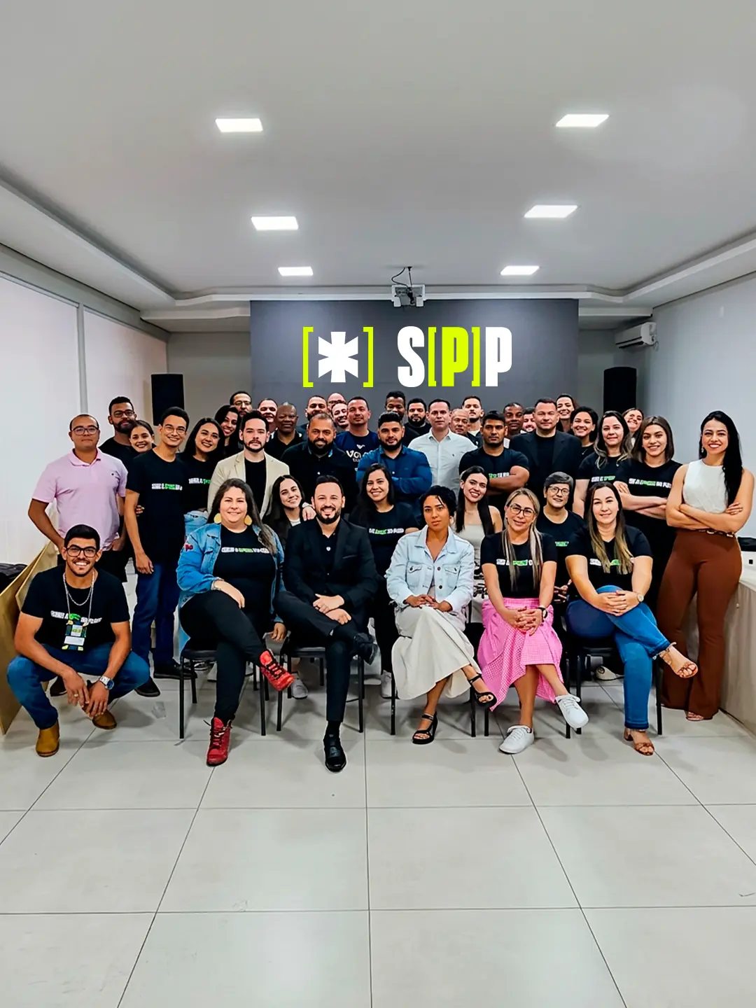 Turma reunida em uma experiência do Método SPP